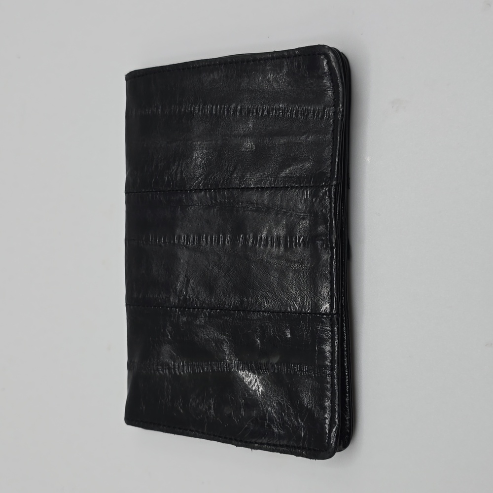 Black Eel Skin Wallet/Cardholder